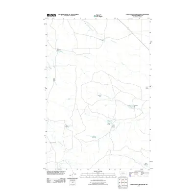 2011 Map of Christenson Reservoir, 2011 Print