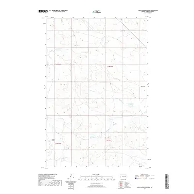 2020 Map of Christenson Reservoir, 2020 Print