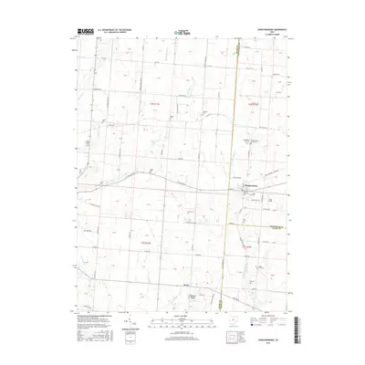 2016 Map of Christiansburg, 2016 Print