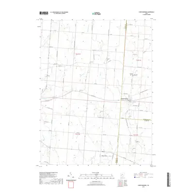 2019 Map of Christiansburg, 2019 Print