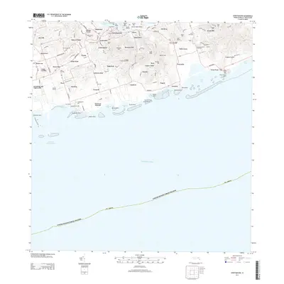 2013 Map of Christiansted, 2013 Print