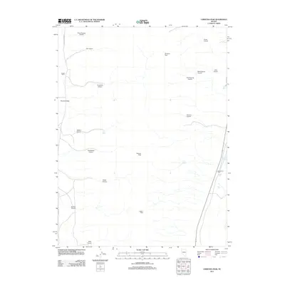 2012 Map of Christina Peak, 2012 Print