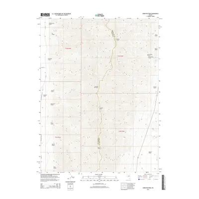 2014 Map of Christina Peak, 2014 Print