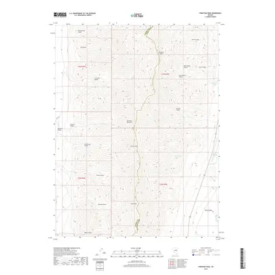 2018 Map of Christina Peak, 2018 Print