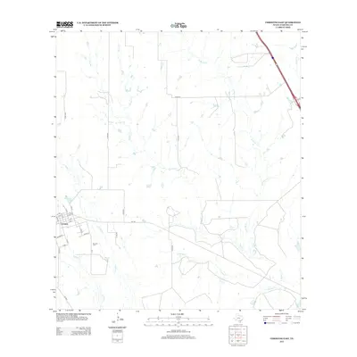 2012 Map of Christine East, 2012 Print