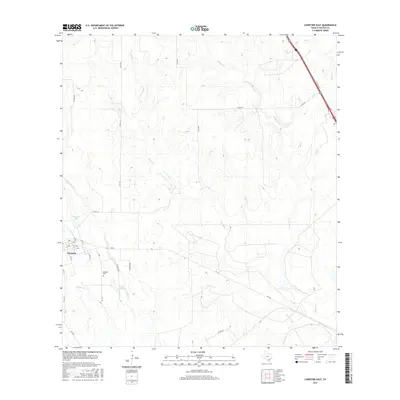 2016 Map of Christine East, 2016 Print