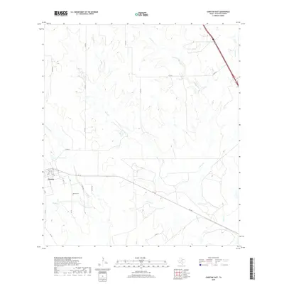 2019 Map of Christine East, 2019 Print