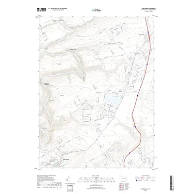 2019 Map of Christmans, 2019 Print