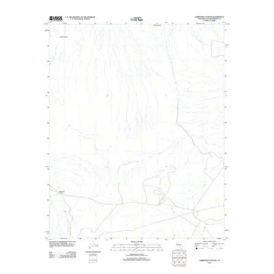 2012 Map of Christmas Canyon, 2012 Print