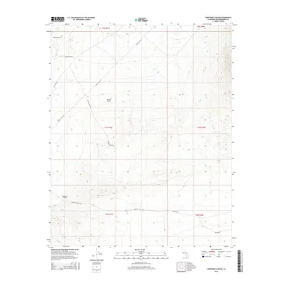 2015 Map of Christmas Canyon, 2015 Print