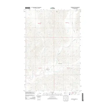 2014 Map of Christmas Creek, 2014 Print