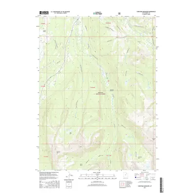 2017 Map of Christmas Meadows, 2017 Print