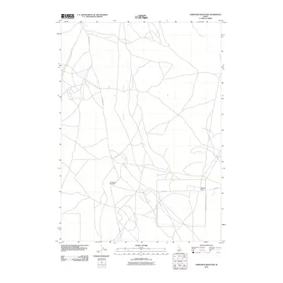 2010 Map of Christmas Mountain, 2010 Print