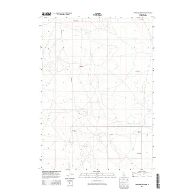 2013 Map of Christmas Mountain, 2013 Print