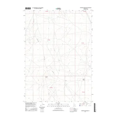 2017 Map of Christmas Mountain, 2017 Print