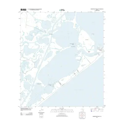 2013 Map of Christmas Point, 2013 Print
