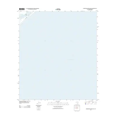 2013 Map of Christmas Point OE S, 2013 Print