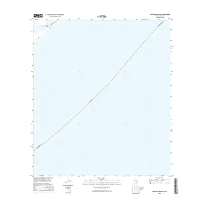 2016 Map of Christmas Point OE S, 2016 Print