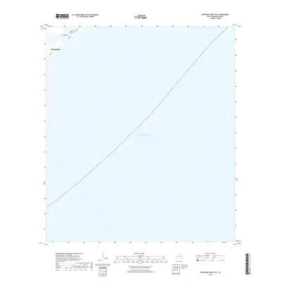 2019 Map of Christmas Point OE S, 2019 Print