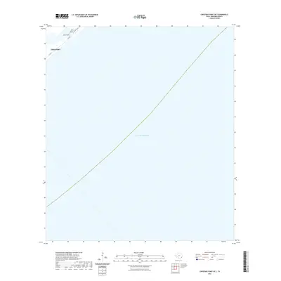 2022 Map of Christmas Point OE S, 2022 Print