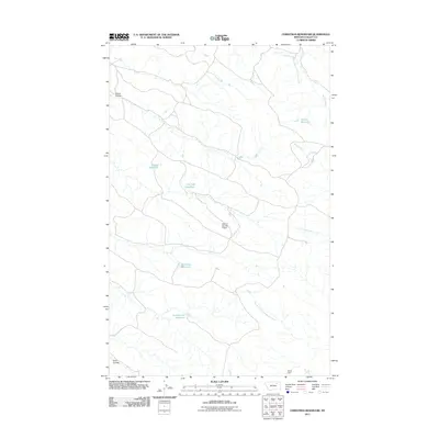 2011 Map of Christmas Reservoir, 2011 Print