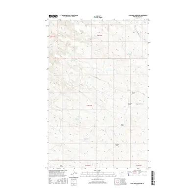 2017 Map of Christmas Reservoir, 2017 Print