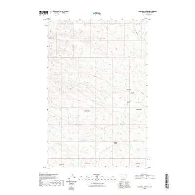2020 Map of Christmas Reservoir, 2020 Print
