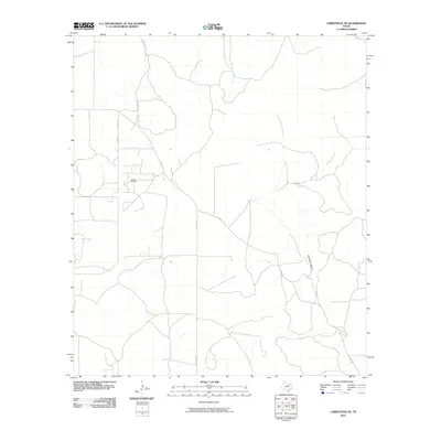 2010 Map of Christoval SE, 2010 Print