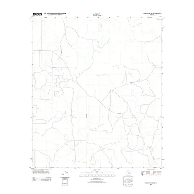 2012 Map of Christoval SE, 2012 Print