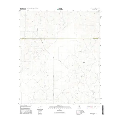 2016 Map of Christoval SE, 2016 Print