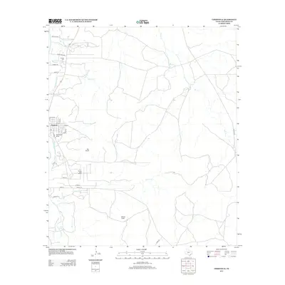 2012 Map of Christoval, 2012 Print