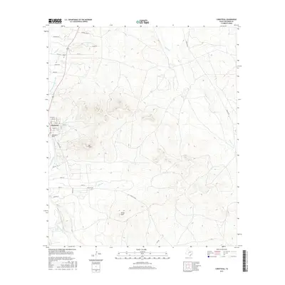 2016 Map of Christoval, 2016 Print