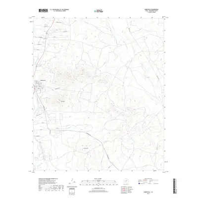 2019 Map of Christoval, 2019 Print