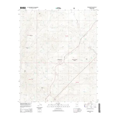 2014 Map of Chrome Butte, 2014 Print