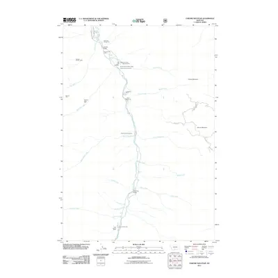 2011 Map of Chrome Mountain, 2011 Print