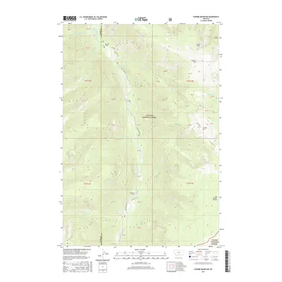 2017 Map of Chrome Mountain, 2017 Print