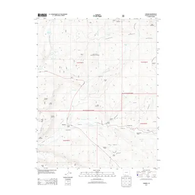 2013 Map of Chromo, 2013 Print