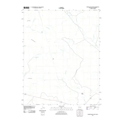 2010 Map of Chromo Mountain, 2010 Print