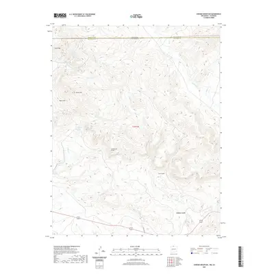 2020 Map of Chromo Mountain, 2020 Print