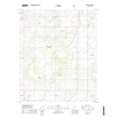2018 Map of Chrysotile, 2018 Print