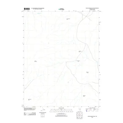 2012 Map of Chuck Wagon Flat, 2012 Print