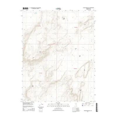 2014 Map of Chuck Wagon Flat, 2014 Print