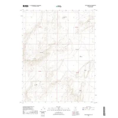 2018 Map of Chuck Wagon Flat, 2018 Print