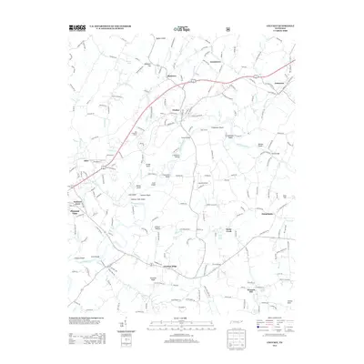 2013 Map of Chuckey, 2013 Print
