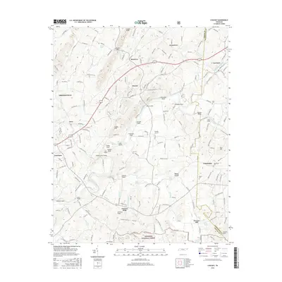 2016 Map of Chuckey, 2016 Print