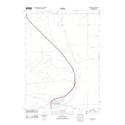 2012 Map of Chugwater, 2012 Print