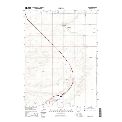 2015 Map of Chugwater, 2015 Print