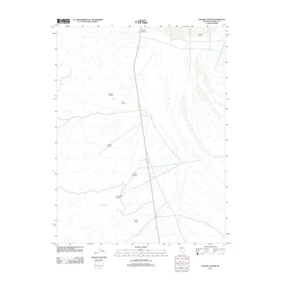 2011 Map of Chukar Canyon, 2011 Print