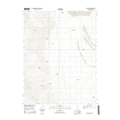 2015 Map of Chukar Canyon, 2015 Print