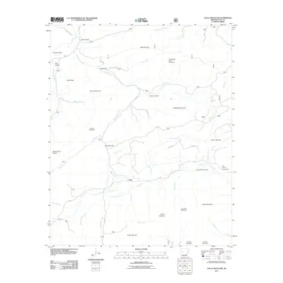 2011 Map of Chula Mountain, 2011 Print